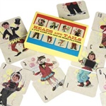 Kortspil vintage heads and tails