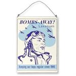 Metalskilt Bombs - away Laxatives