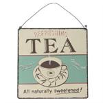 Metalskilt Refreshing TEA