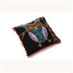 Pude Ugle broderet Bl�